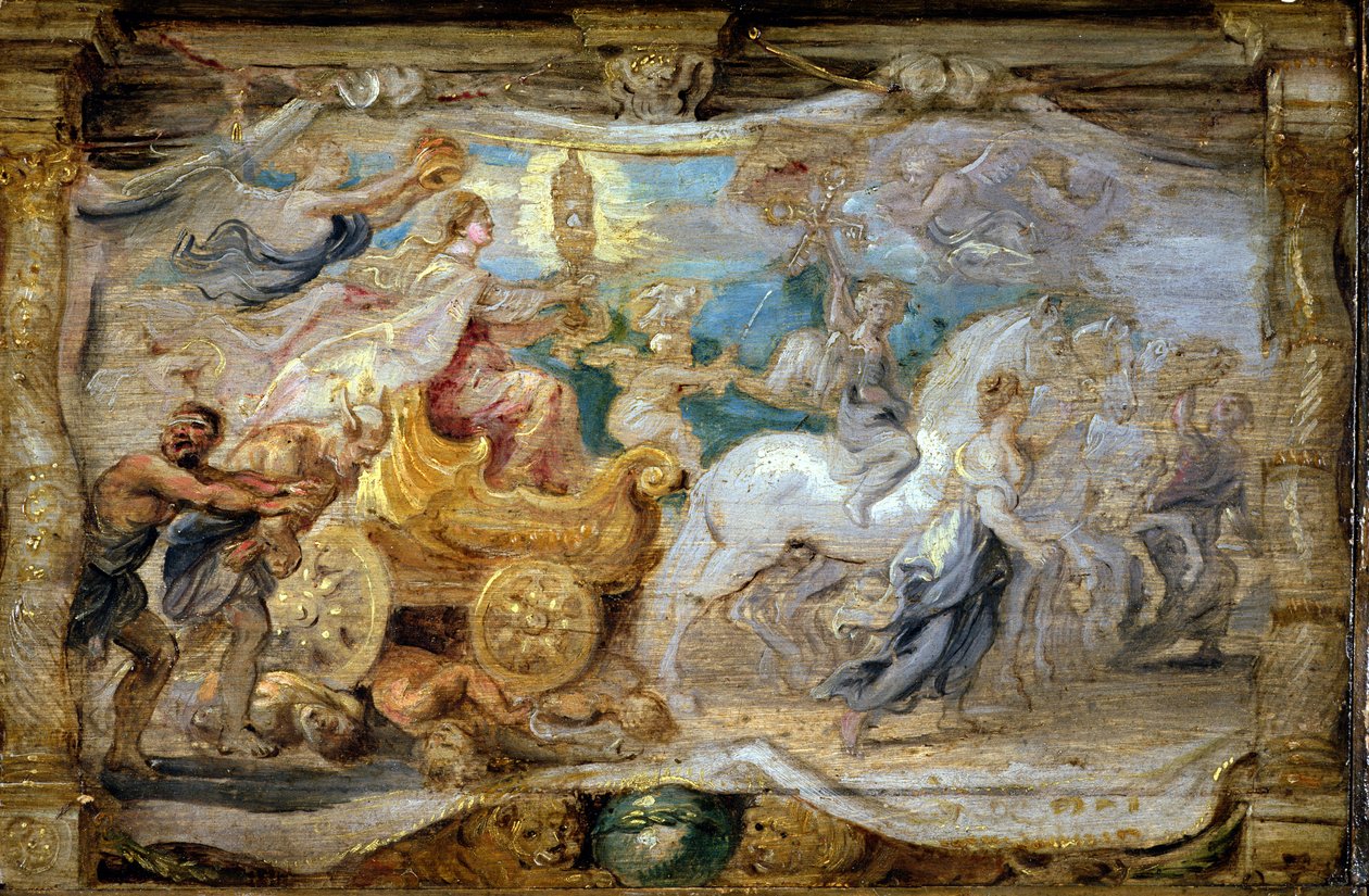Eukaristiens triumf over uvidenhed og blindhed, ca. 1625-26 sverige av Peter Paul Rubens