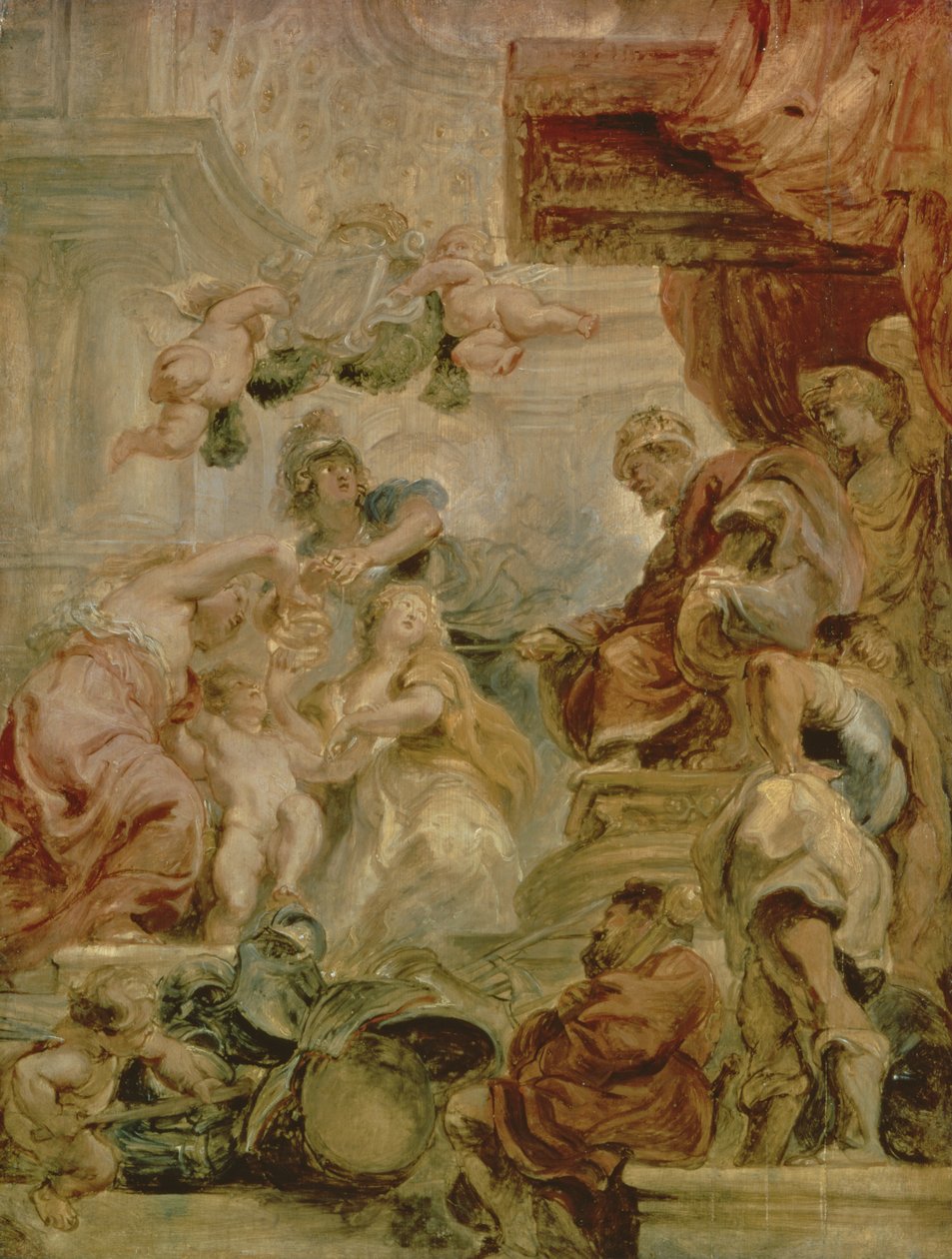 Kronornas förbund, 1630-34 av Peter Paul Rubens