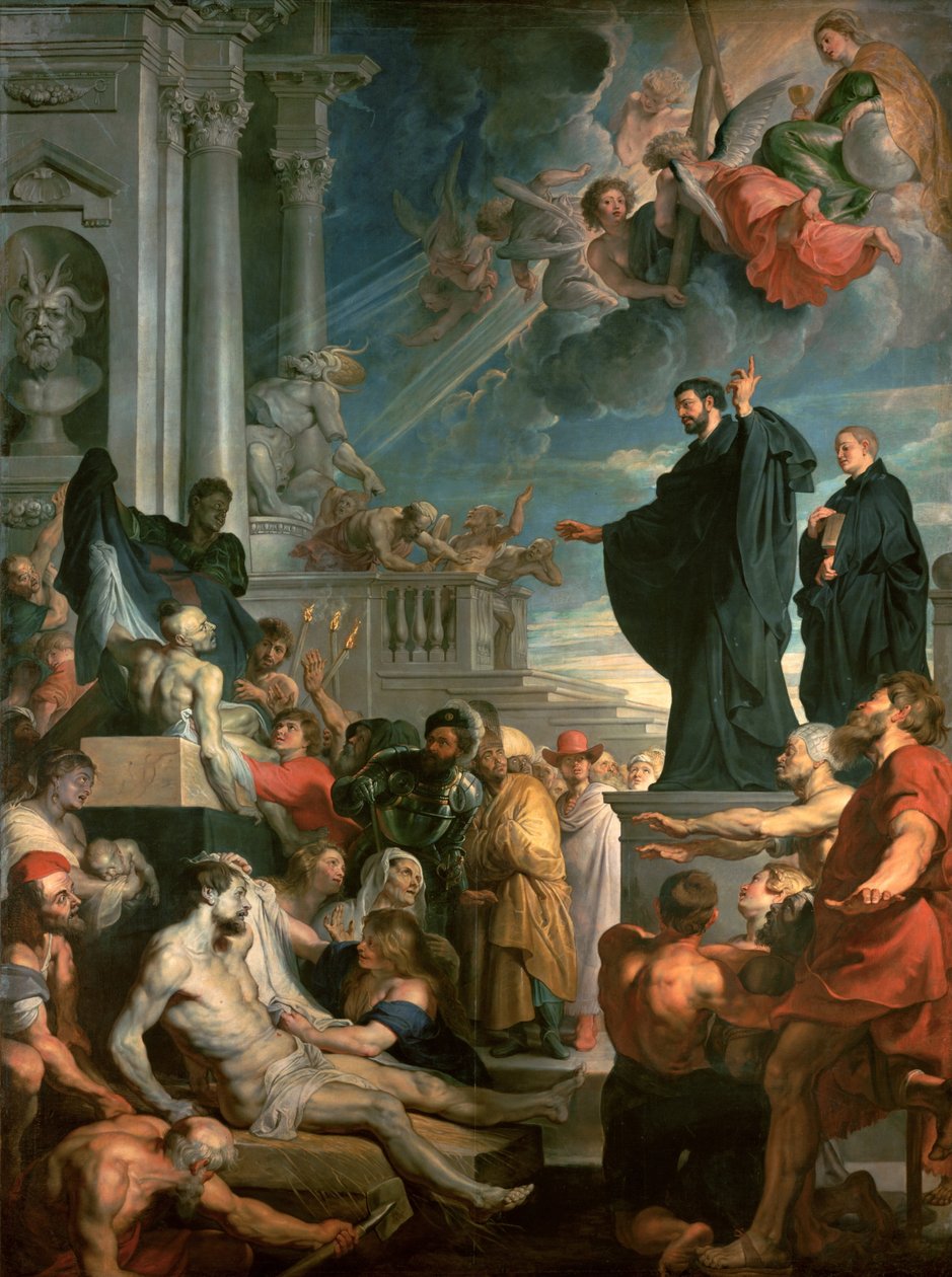 The miracles of St. Francis Xavier av Peter Paul Rubens