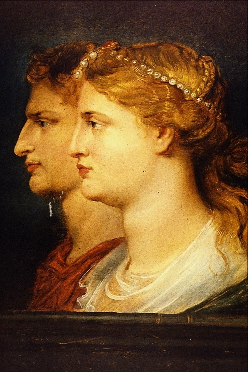 Tiberius and Agrippina  av Peter Paul Rubens