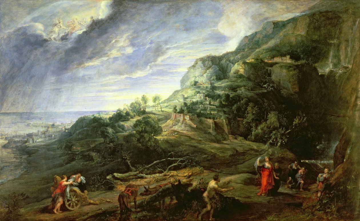 Ulysses på Phaeacian Island av Peter Paul Rubens