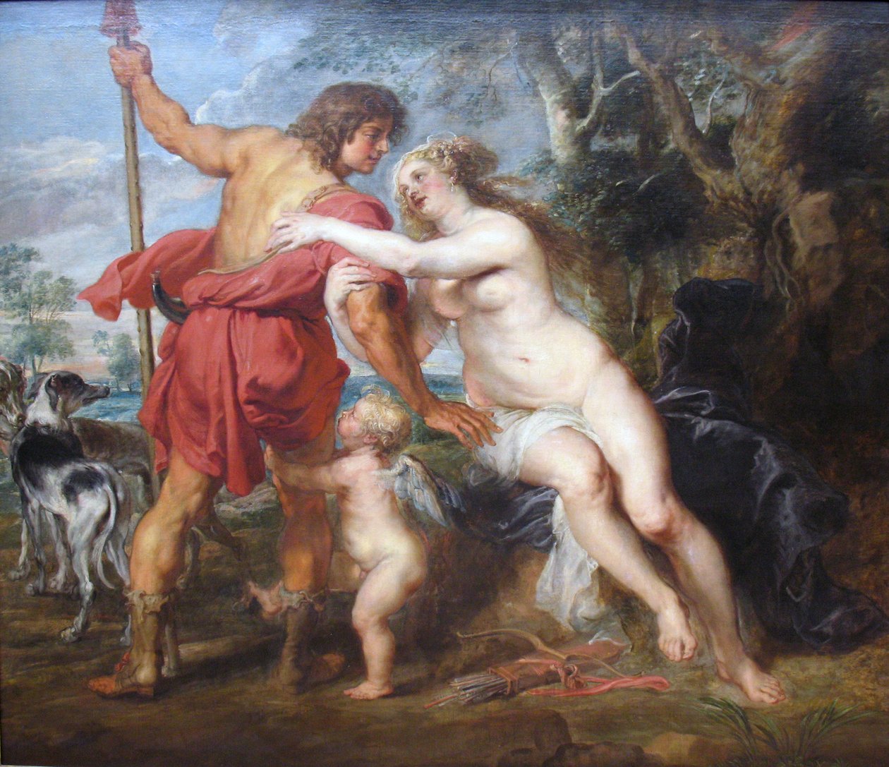 Venus and Adonis av Peter Paul Rubens