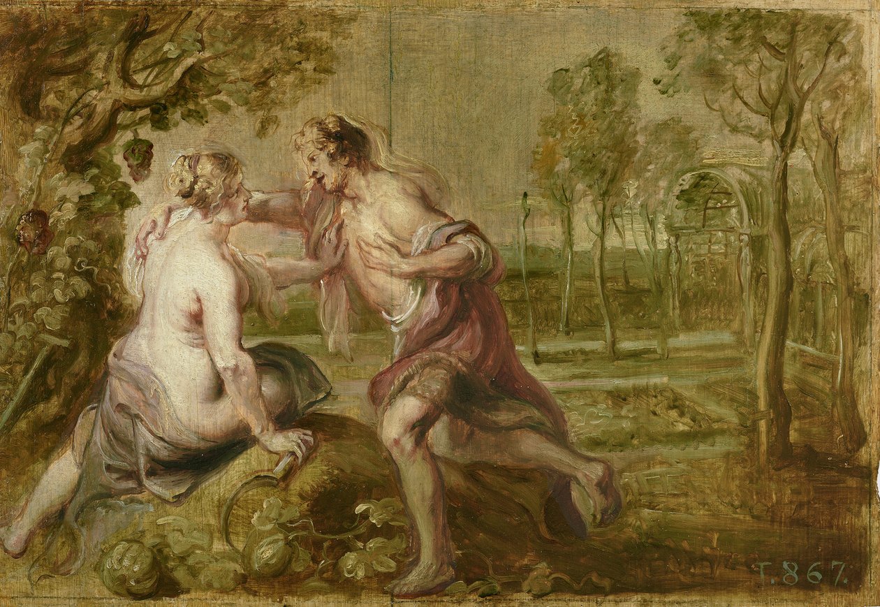 Vertumnus and Pomona av Peter Paul Rubens
