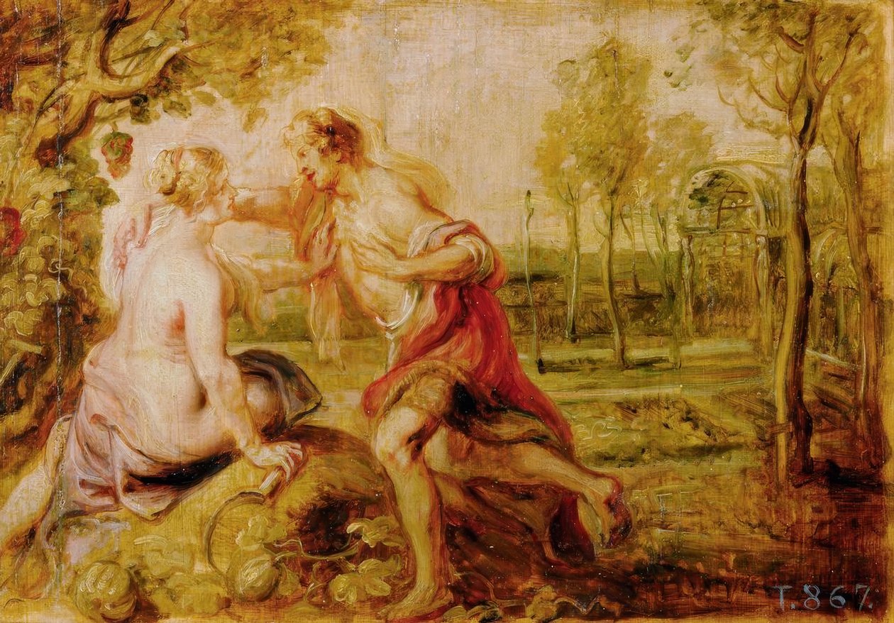 Vertumnus och Pomona av Peter Paul Rubens