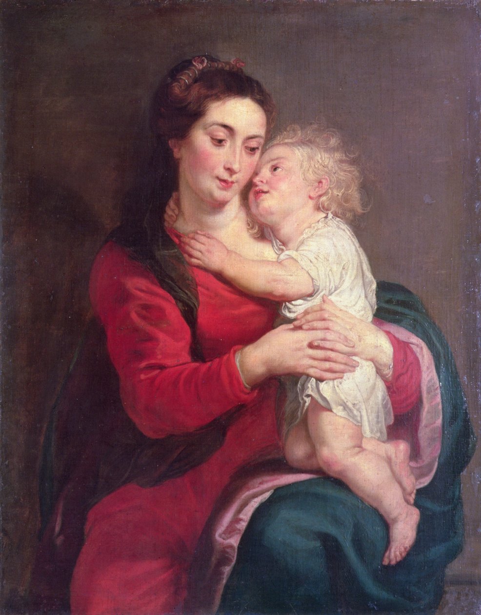 Bikira na Mtoto swed av Peter Paul Rubens