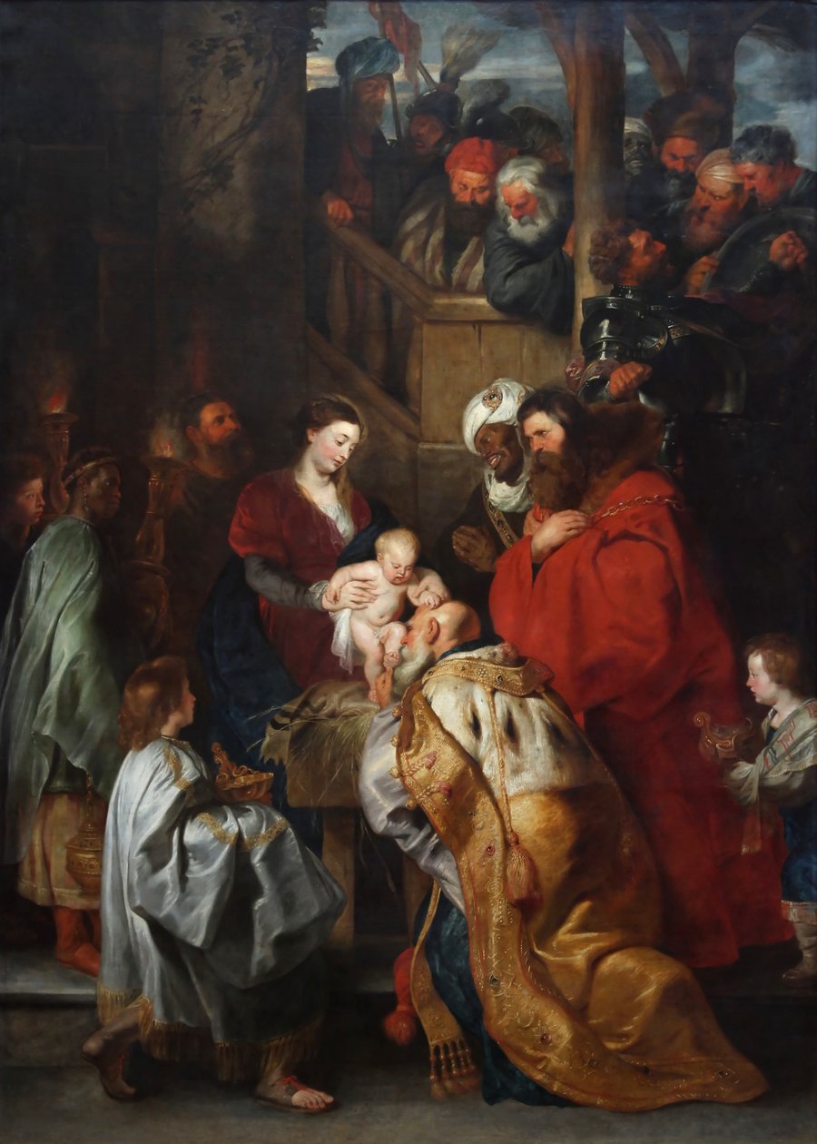 Adoration of the Magi  av Peter Paul studio of Rubens