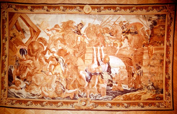 Slaget vid Milvian Bridge av Peter Paul after Rubens