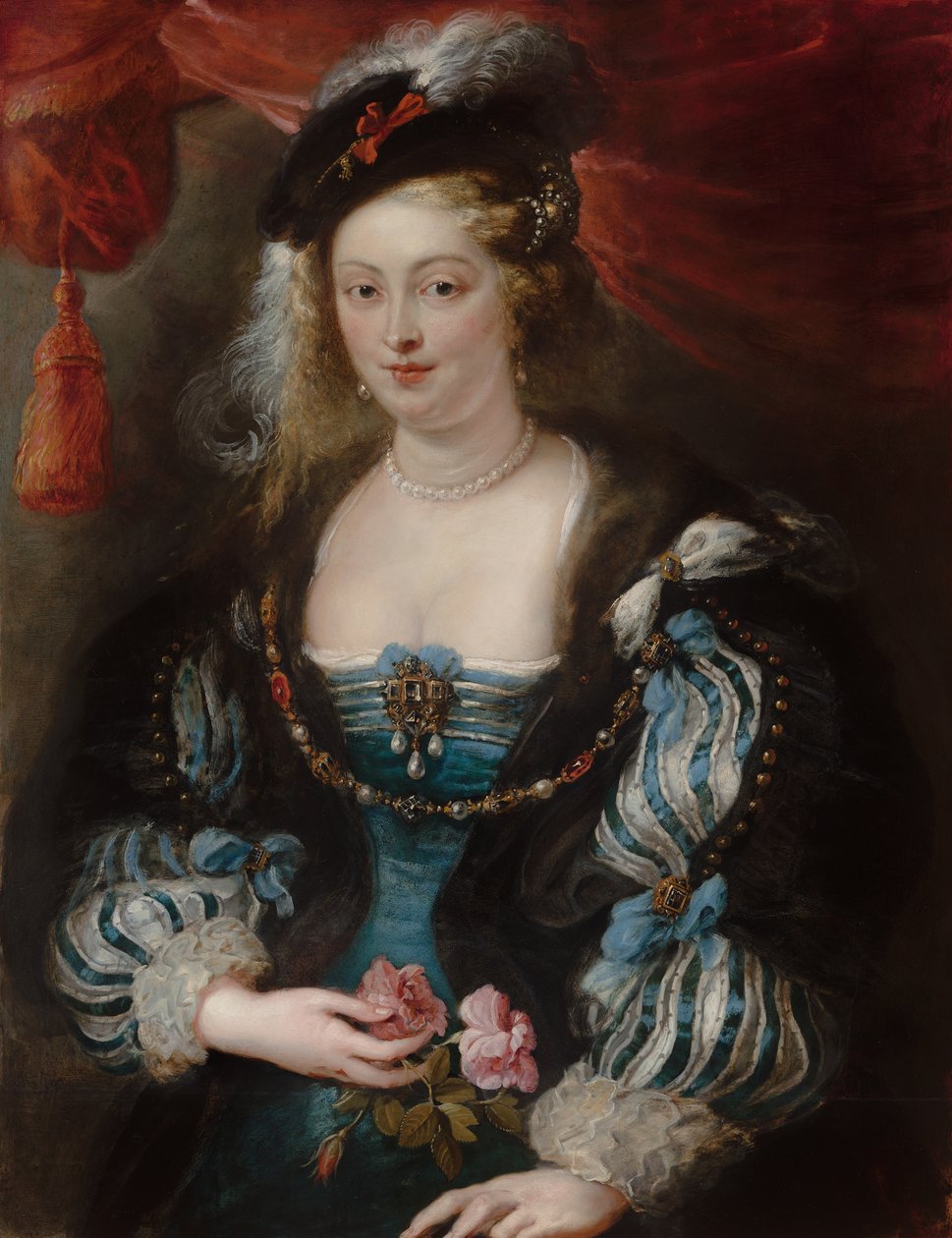 Porträtt av en ung kvinna, ca 1620-1630 av Peter Paul and studio Rubens