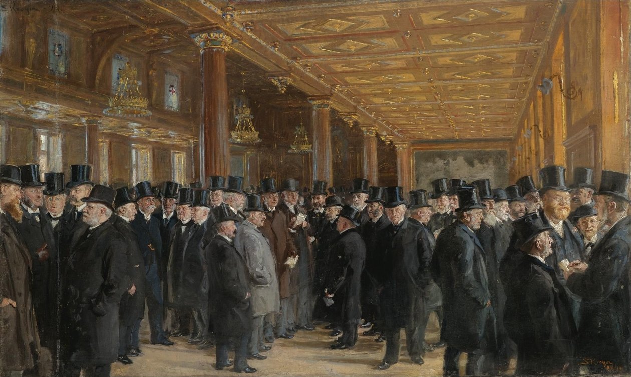 Fra Kobenhavns bors skitse av Peder Severin Krøyer