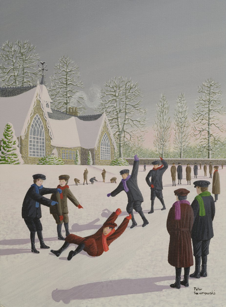 Glidning på skolgården av Peter Szumowski