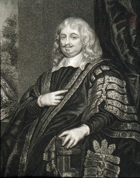 Porträtt av Sir Edward Hyde (1609-74) 1st Earl of Clarendon, från "Lodge