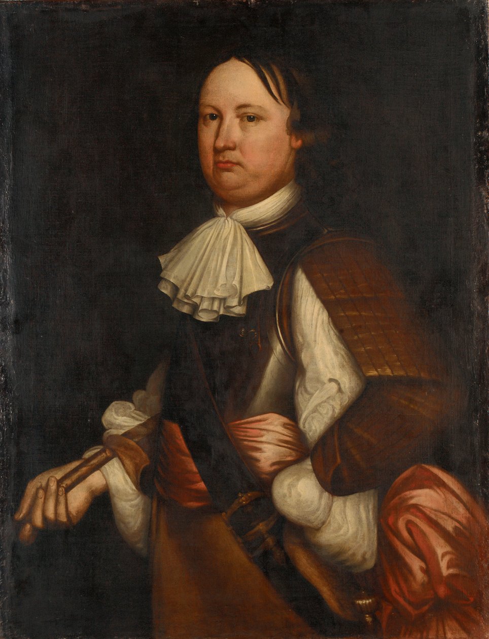 Porträtt av en sjöofficer, ca 1665 (oljemålning) av Peter (after) Lely