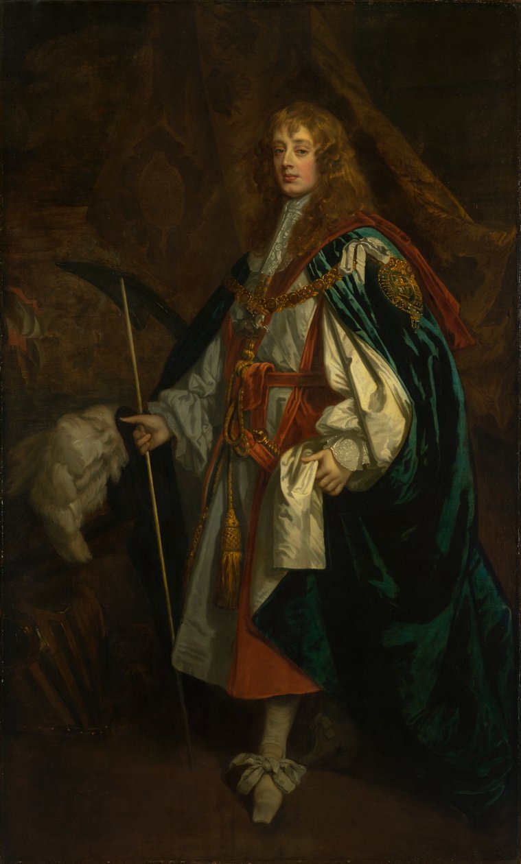 Charles Stuart, tredje hertig av Richmond och sjätte hertig av Lennox (1639-1672), cirka 1661 (olja på duk) av Peter (and studio) Lely
