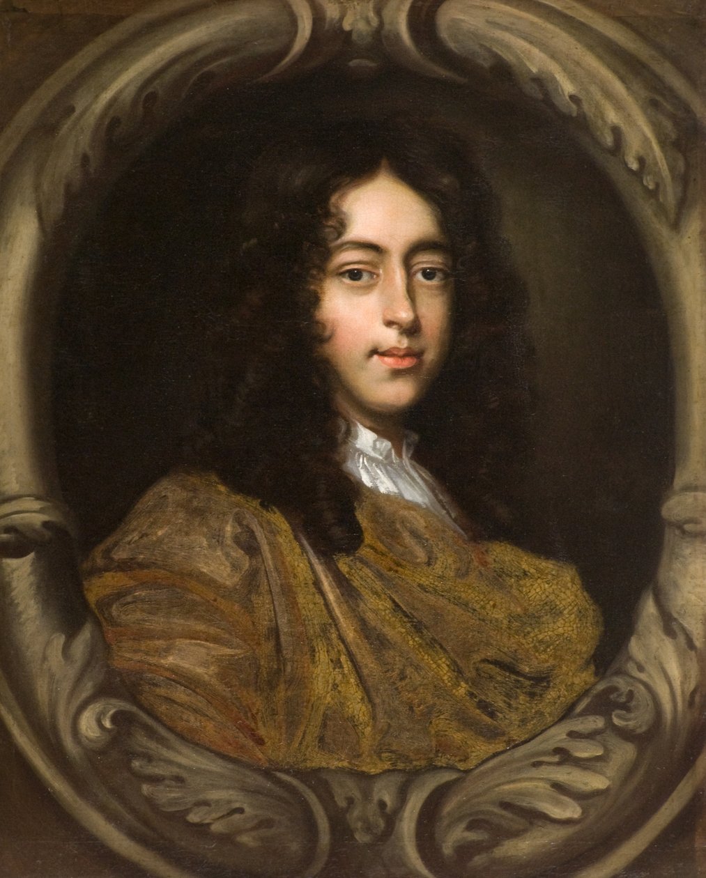 Porträtt av en gentleman av Peter (studio of) Lely