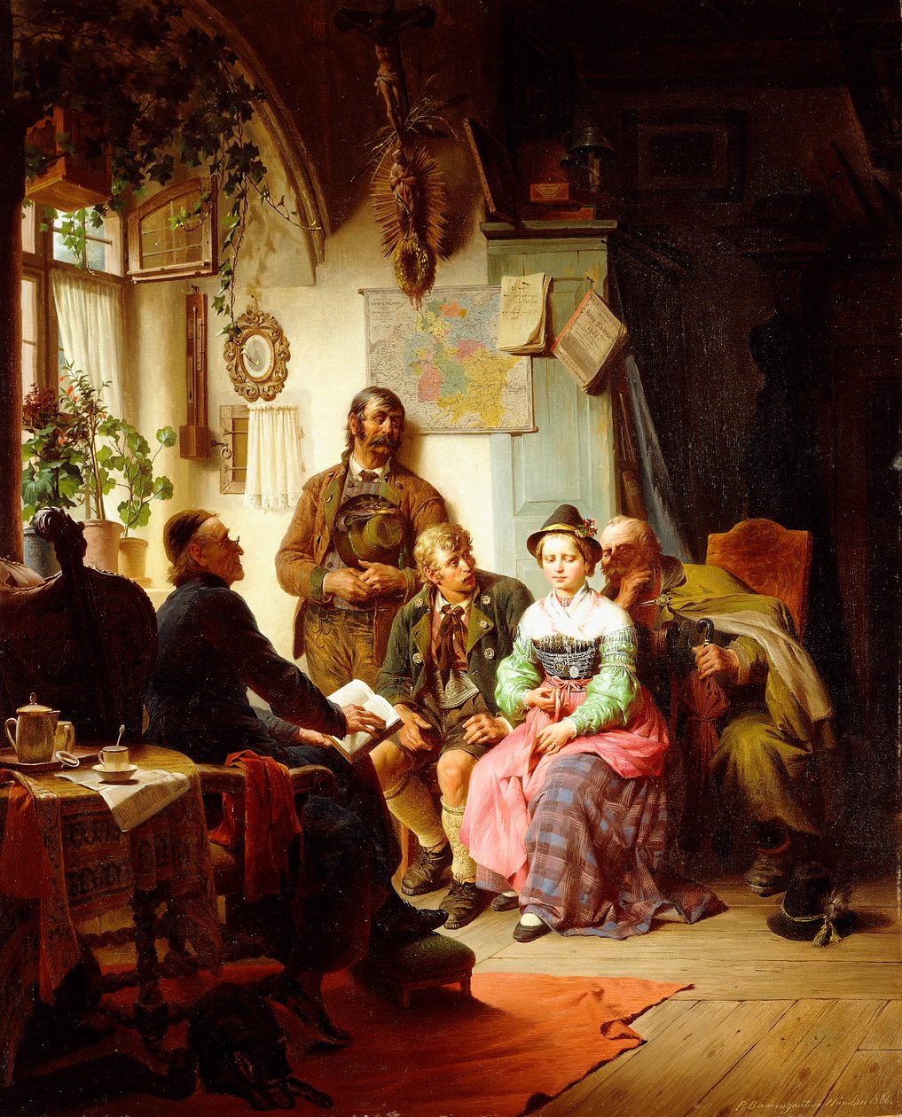 Äktenskapsinstruktionerna, 1866 av Peter Baumgartner