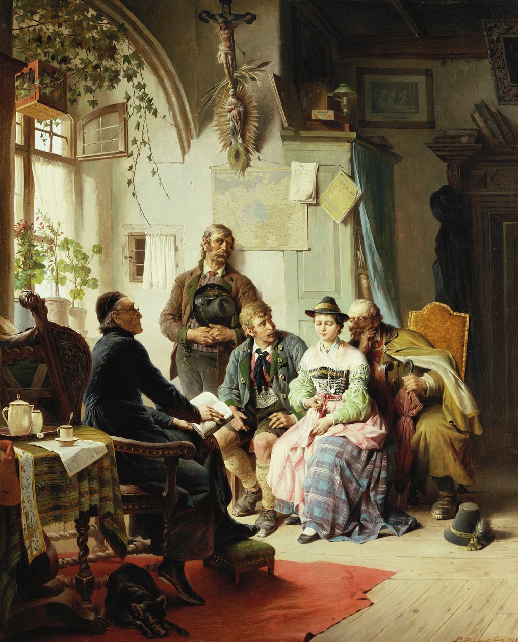 Äktenskapsinstruktionerna, 1878 av Peter Baumgartner