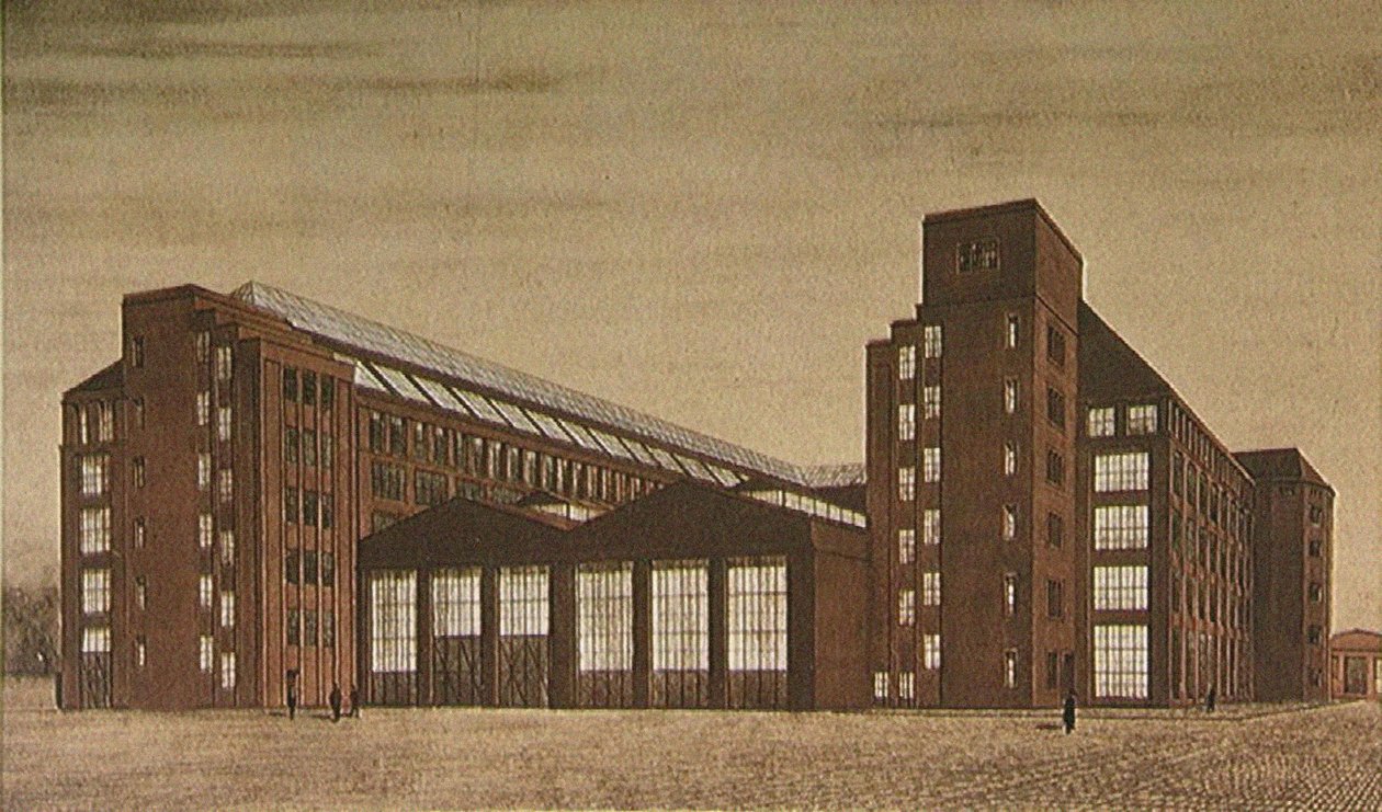 AEG High Tension Factory, Berlin av Peter Behrens