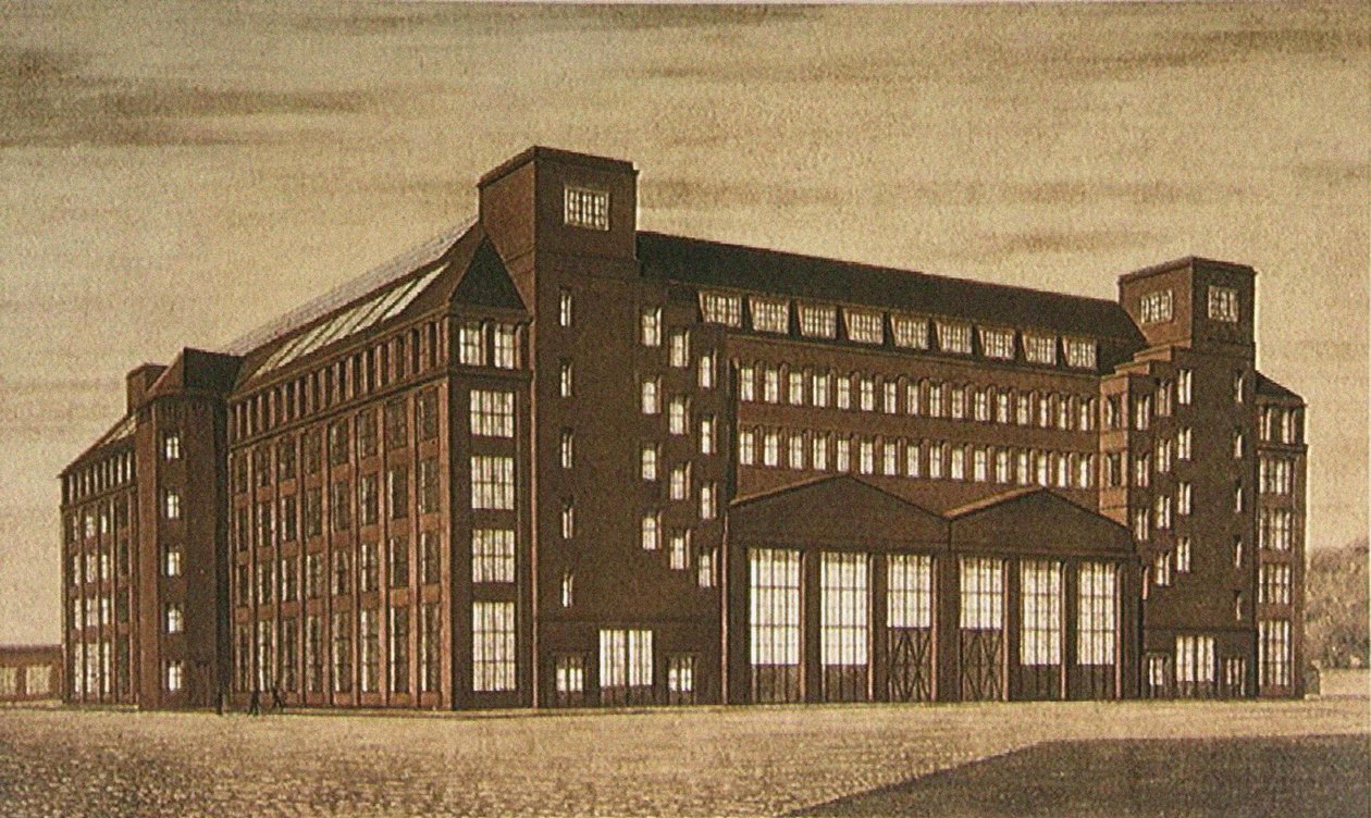 AEG High Tension Factory, Berlin av Peter Behrens