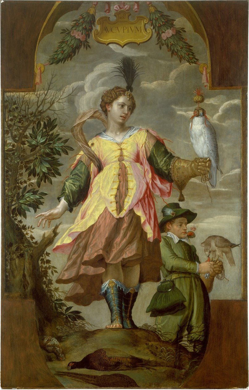 Aucupium - Allegori om fågeljakt av Peter Candid