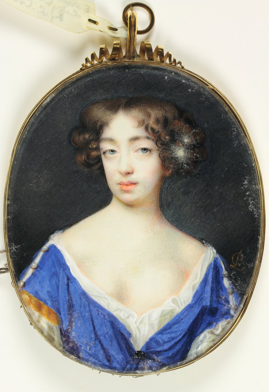Susanna Skipwith, Lady Williams (akvarell på veläng) av Peter Cross