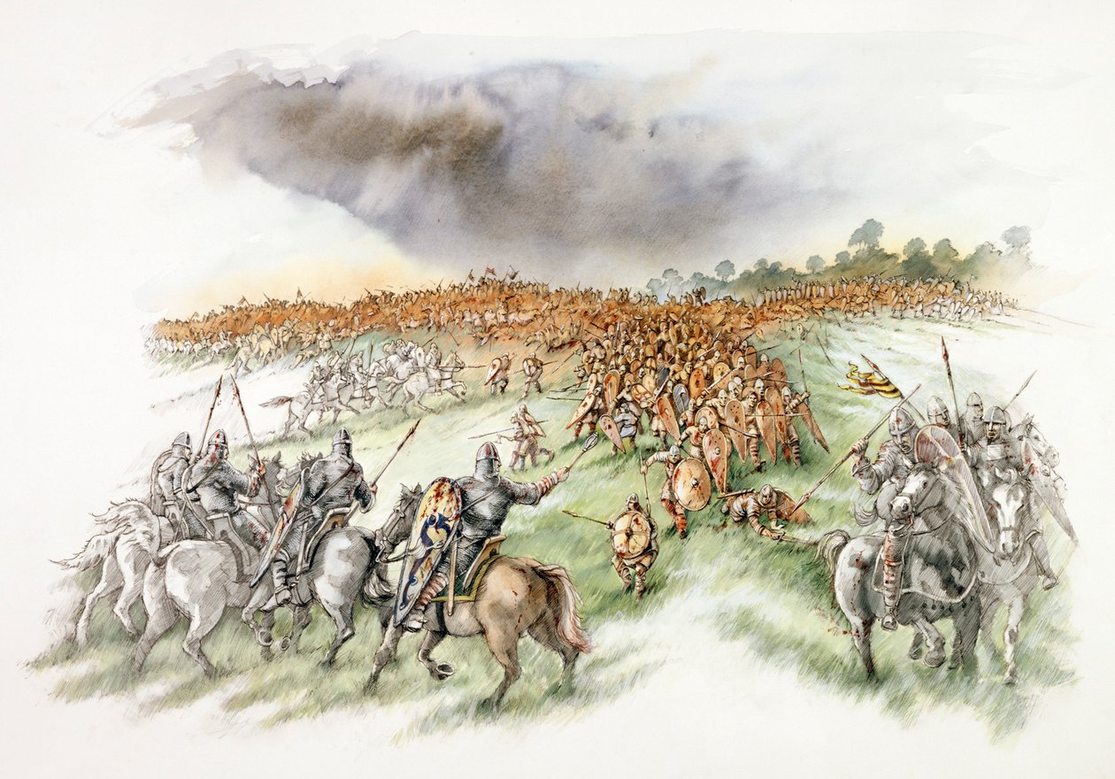 Slaget vid Hastings, 1066 c1990-2010 av Peter Dunn