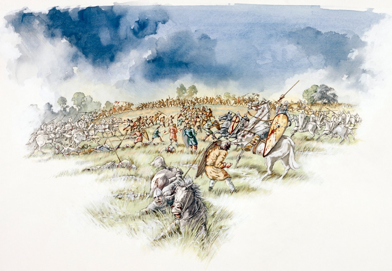 Slaget vid Hastings, 1066 c1990-2010 av Peter Dunn