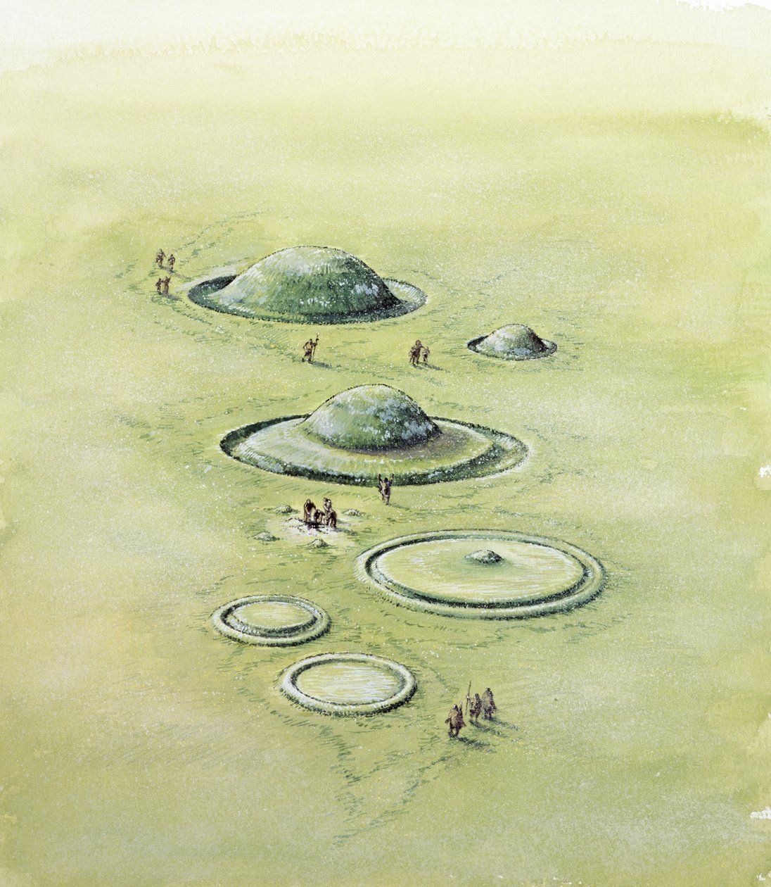 Bronsålderskärrtyper, bronsåldern, c1990-2010 av Peter Dunn