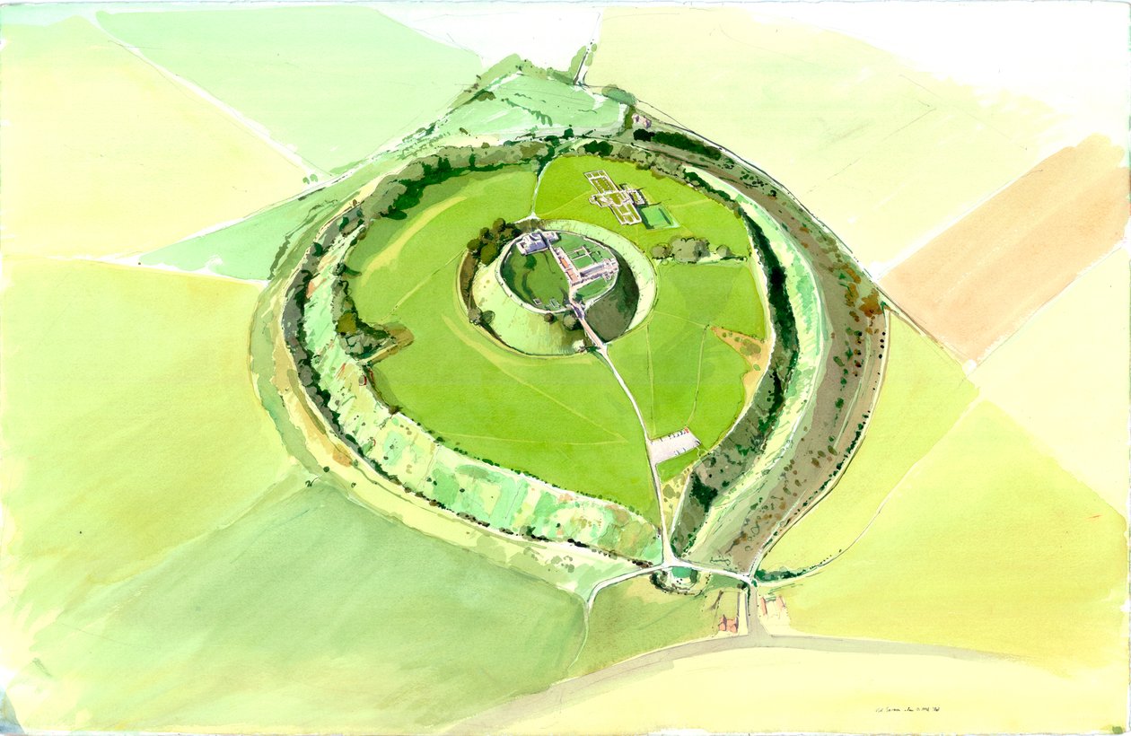 Gamla Sarum, c2010 av Peter Dunn