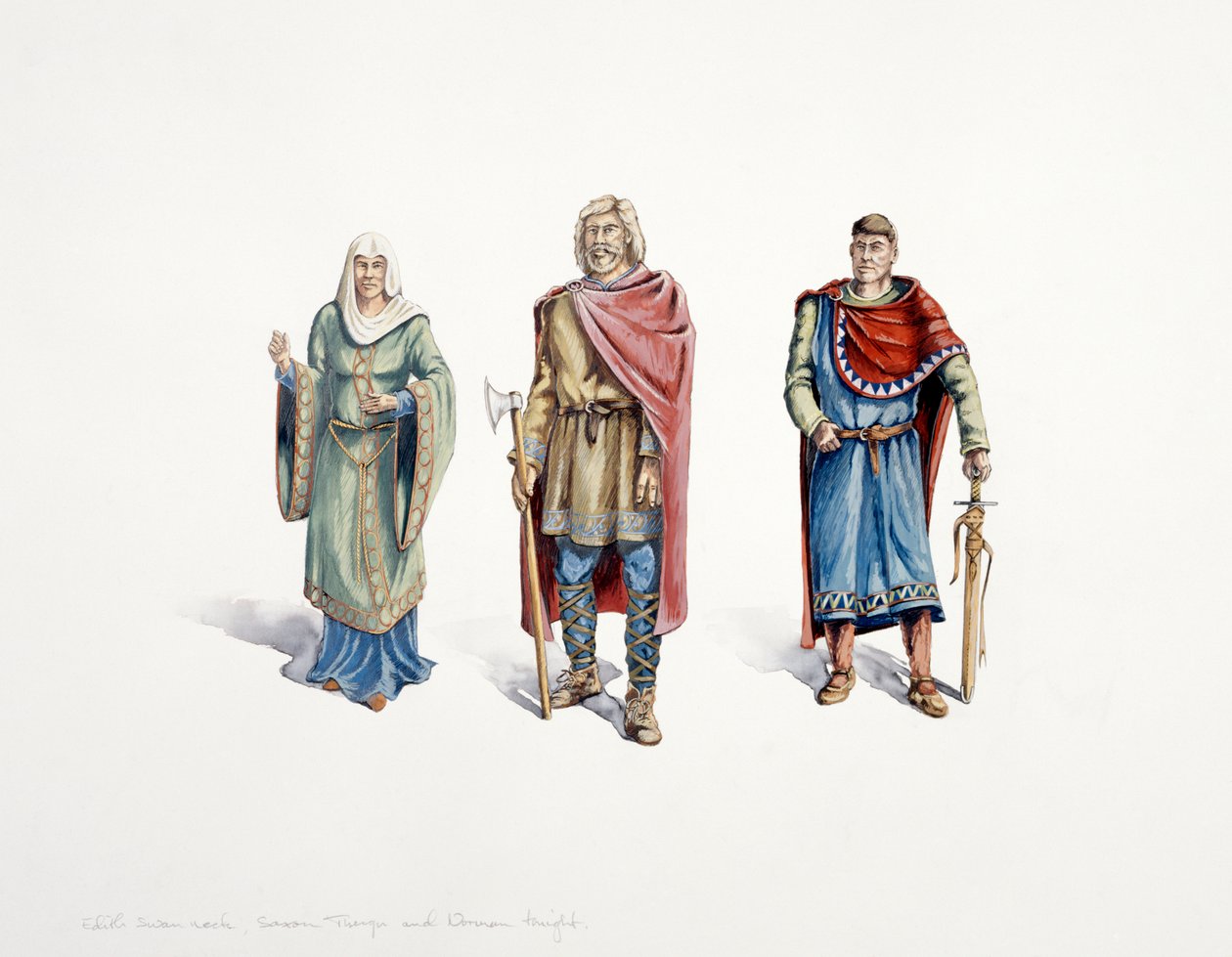 Saxons och normander, c1000-talet, c1990-2010 av Peter Dunn
