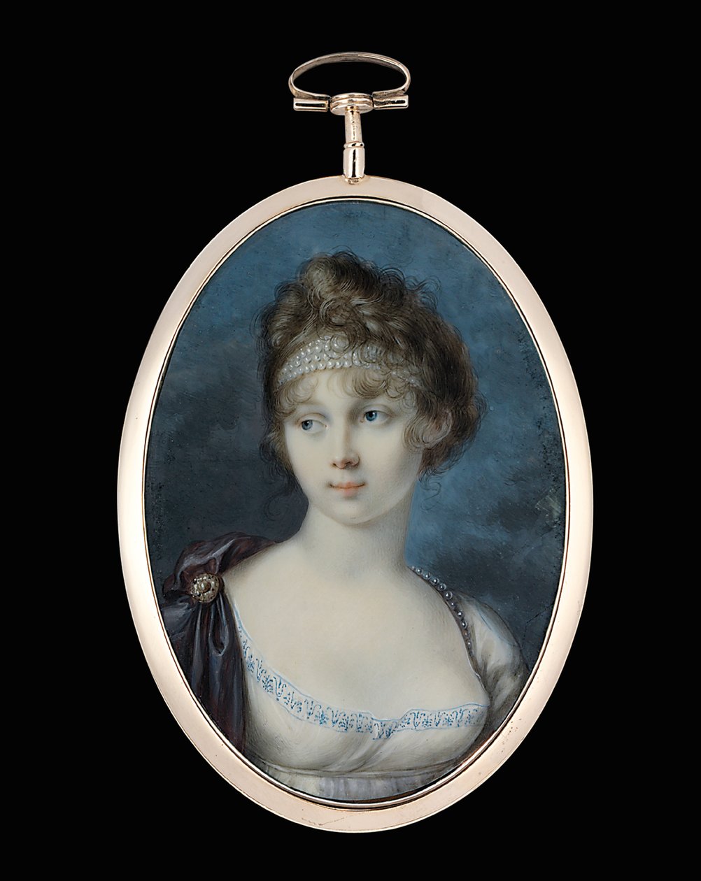 Prinsessan Zinaida Alexandrovna Beloselskaya-Belozerskaya, 1808 av Peter Eduard Stroehling