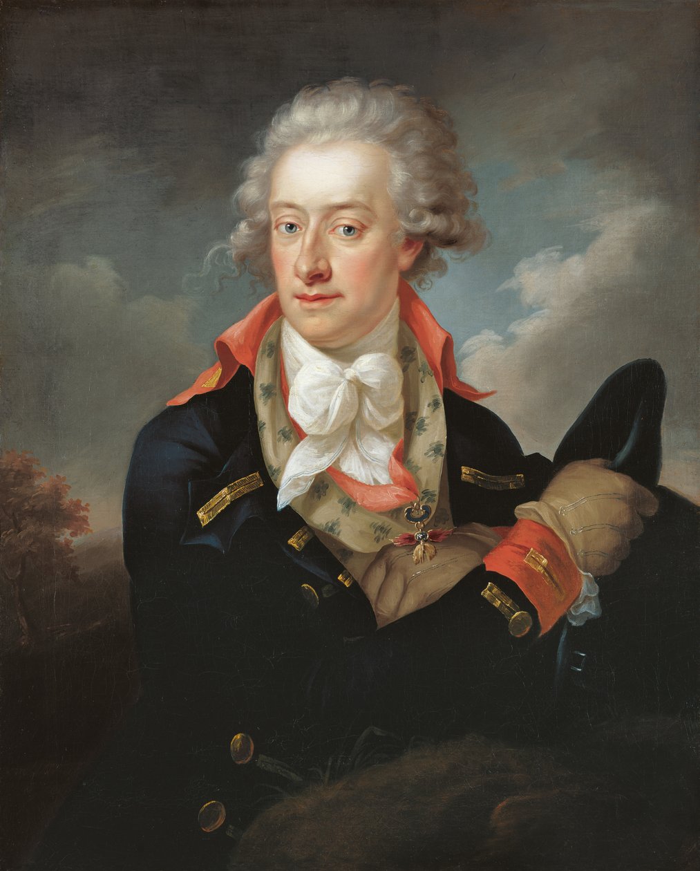 Porträtt av Alois I von Liechtenstein (Luis I). Prins av Liechtenstein (1781-1805) av Peter Edward Stroehling