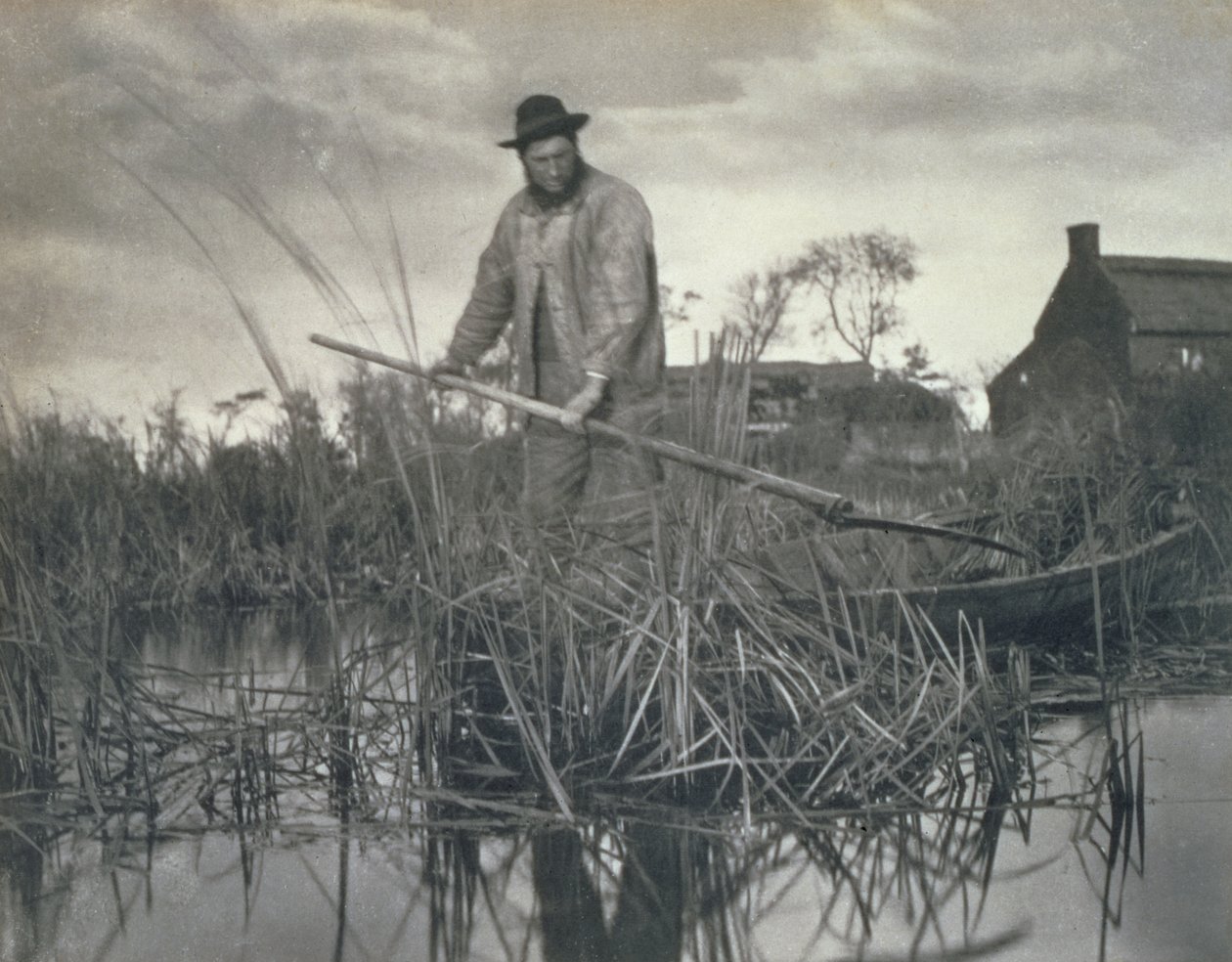 Coming Home from the Marshes, Life and Landscape on the Norfolk Broads, 1886 av Peter Emerson und Thomas Goodall