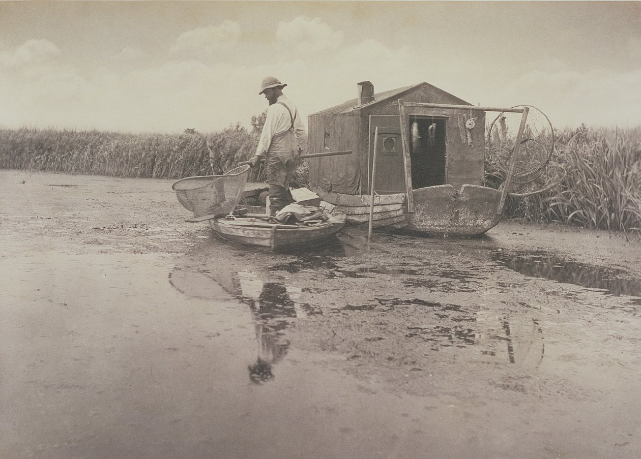 Ålfångarens hem, c.1886 av Peter Emerson und Thomas Goodall