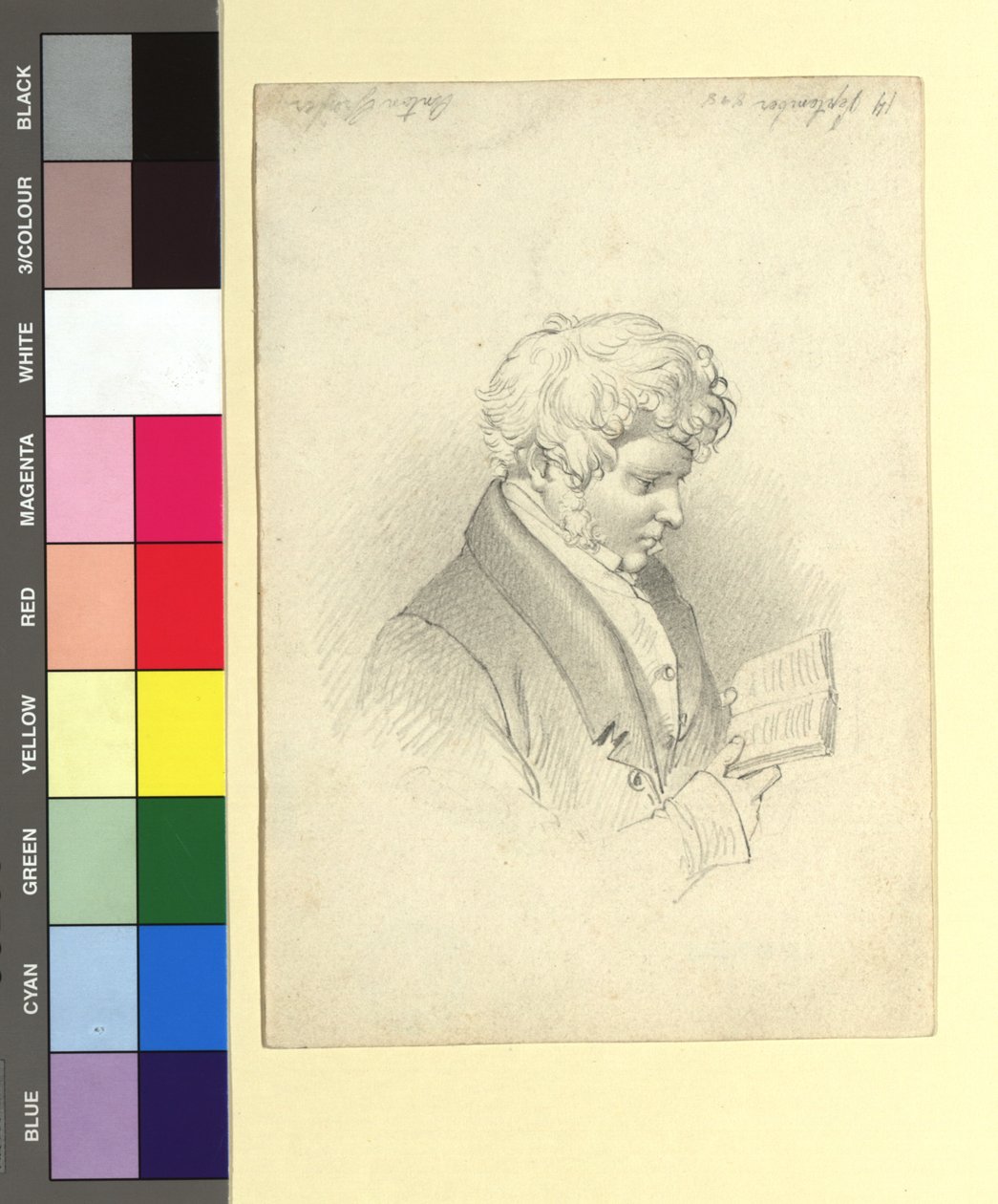 Anton Gräffer (1786-1852), musikskribent, tonsättare, gitarrist av Peter Fendi