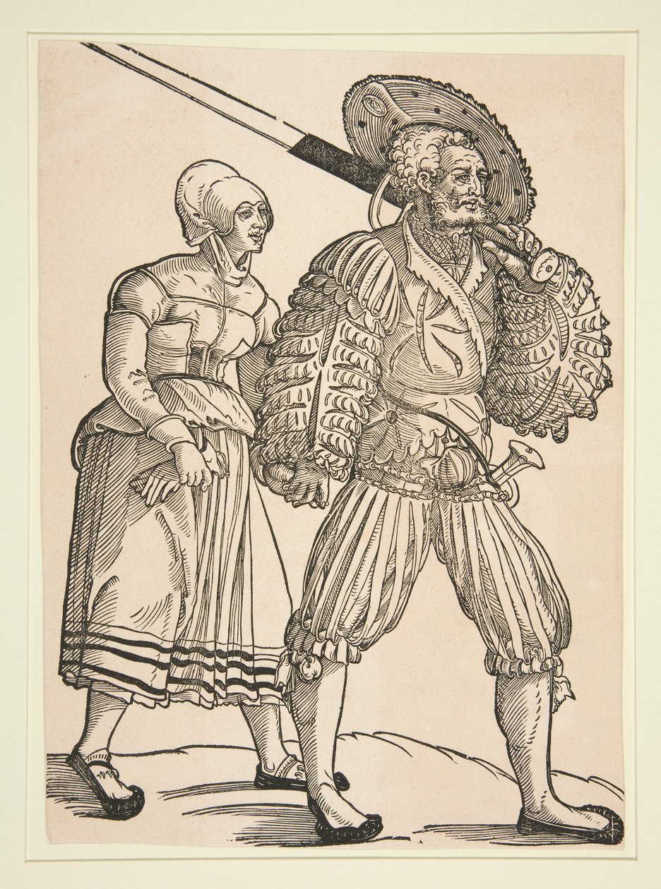 Soldat och fru av Peter Flötner