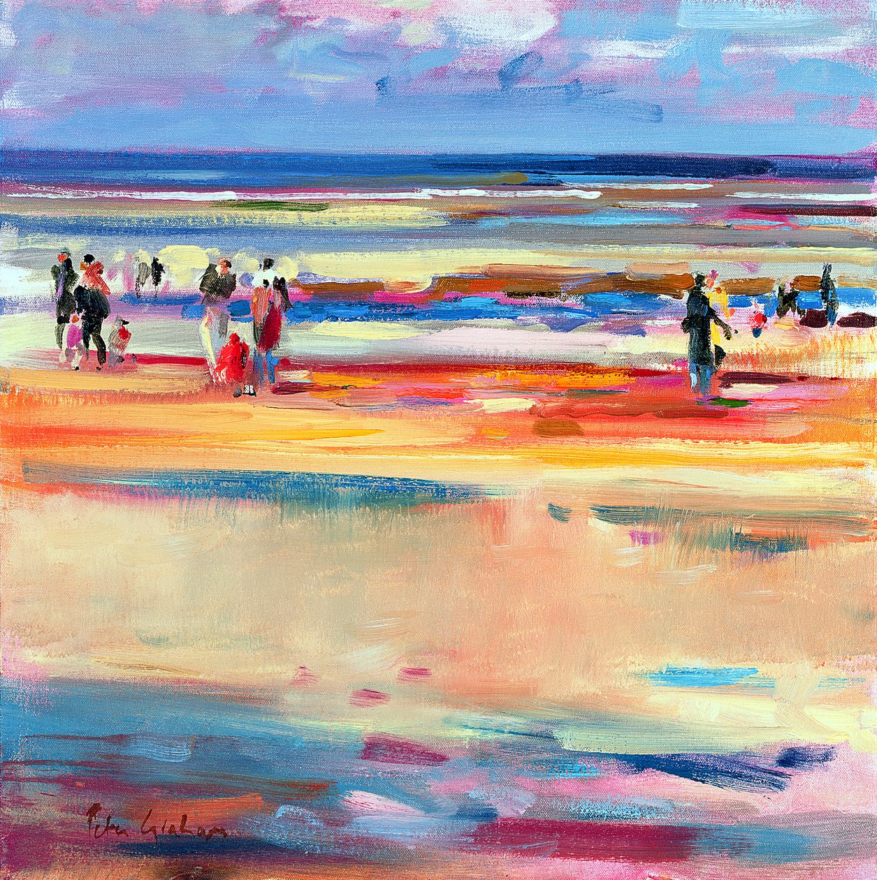 Boudin Boulevard, 2001 av Peter Graham (Contemporary)