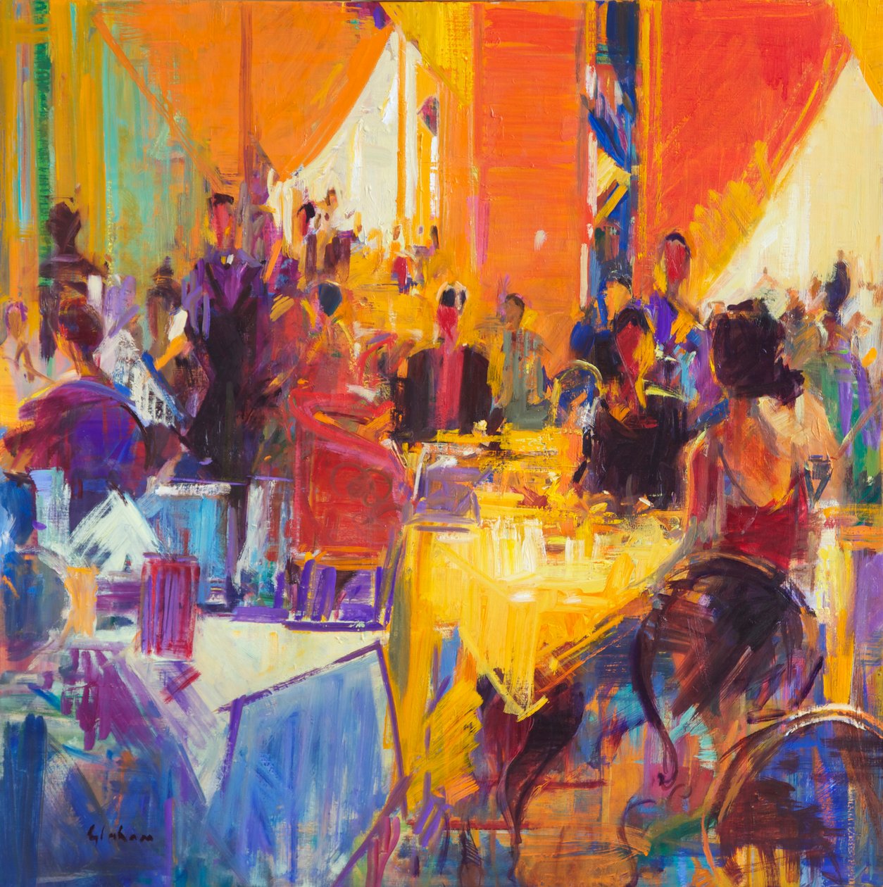 Höga samhället, 2011 av Peter Graham (Contemporary)