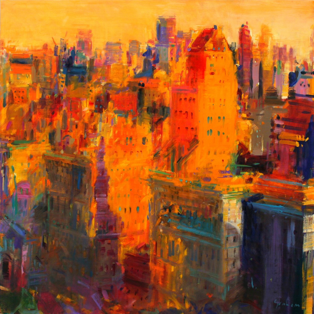 Manhattan, 2011 av Peter Graham (Contemporary)