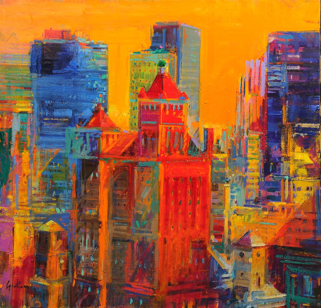Midtown Manhattan från The Waldorf av Peter Graham (Contemporary)
