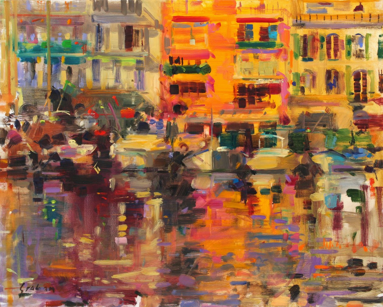 Rivierans sommar av Peter Graham (Contemporary)