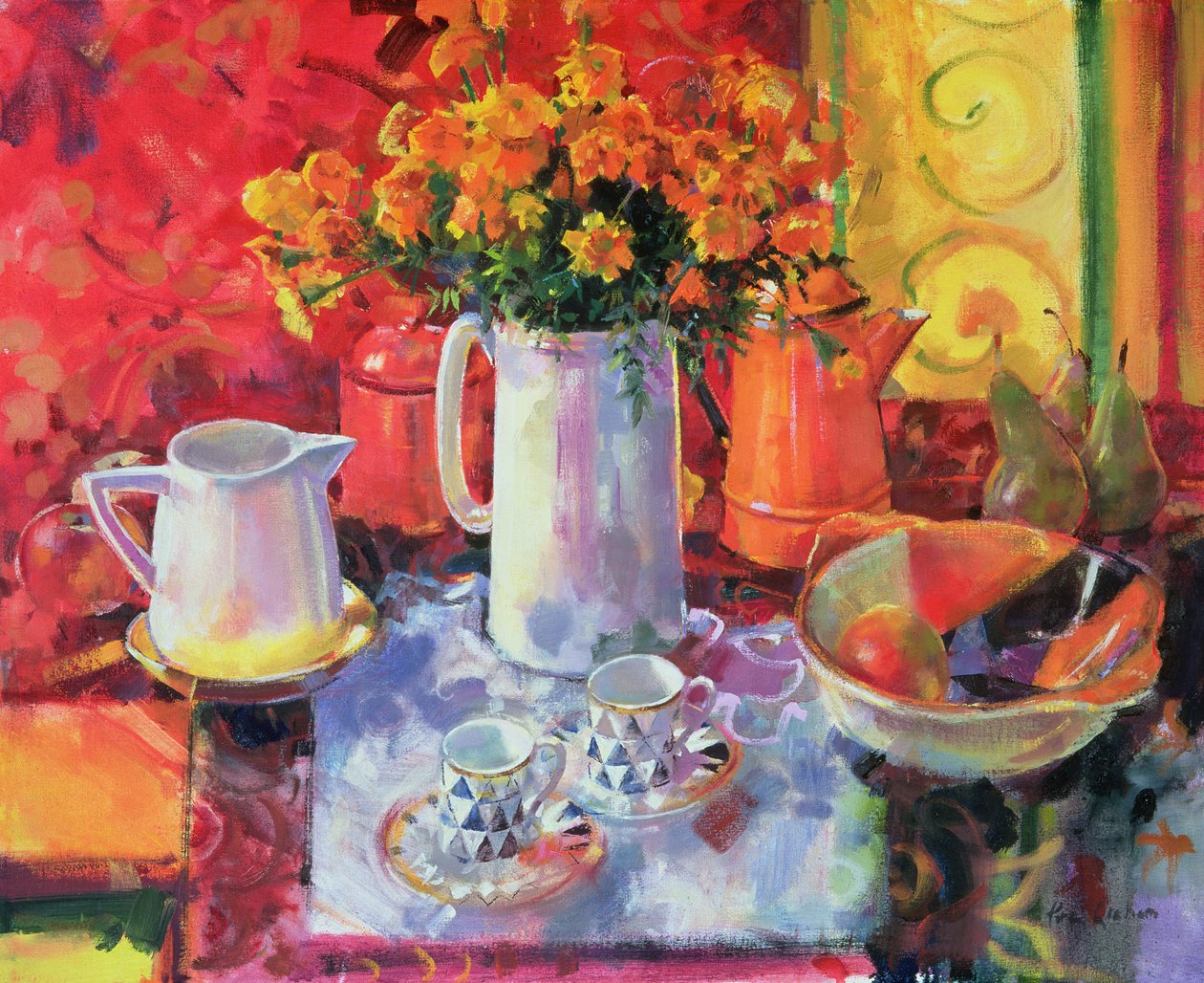Bordsreflektioner av Peter Graham (Contemporary)