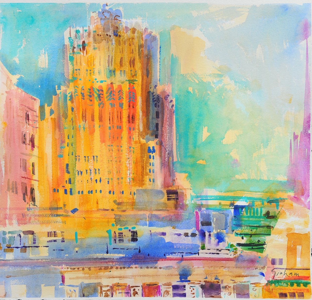 Shell Building, San Francisco av Peter Graham (Contemporary)