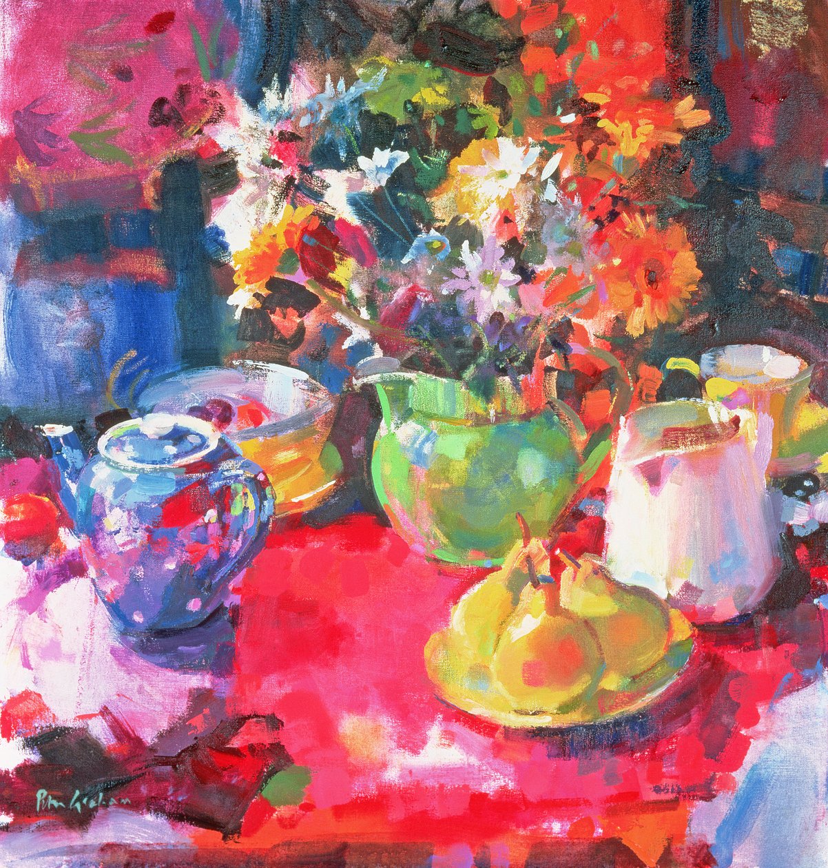 Tre päron av Peter Graham (Contemporary)