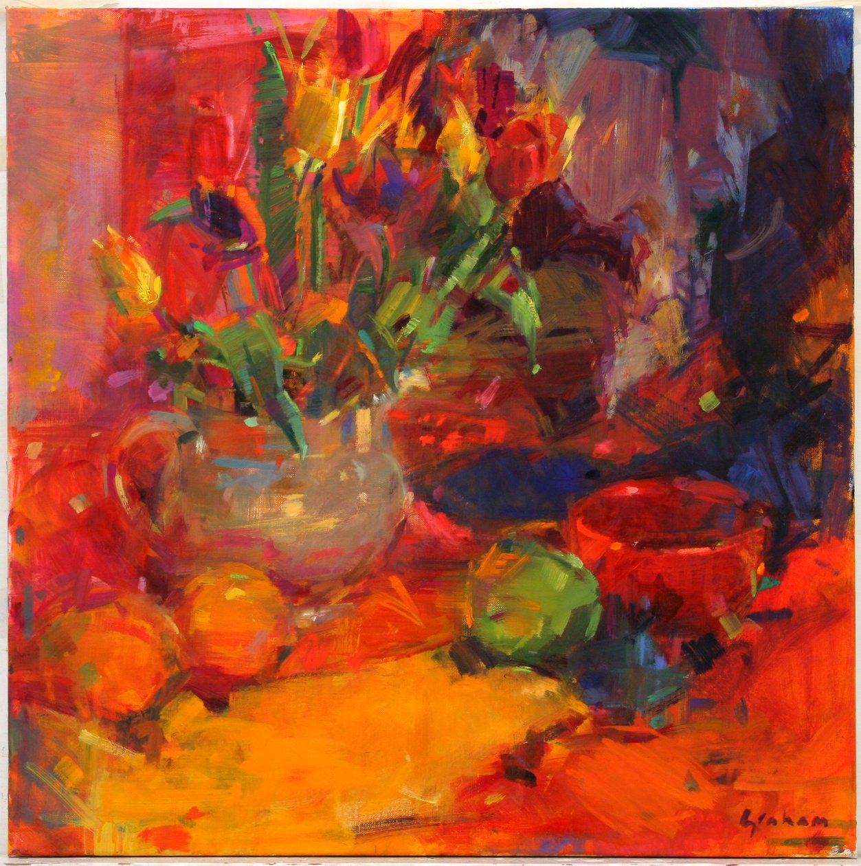 Tulpanbord av Peter Graham (Contemporary)