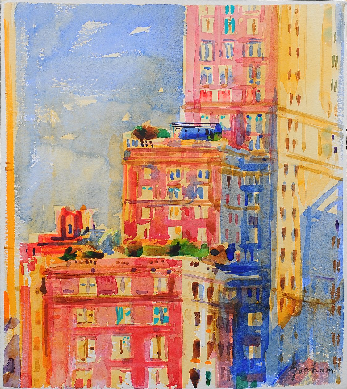 Fönster i Upper East Side av Peter Graham (Contemporary)