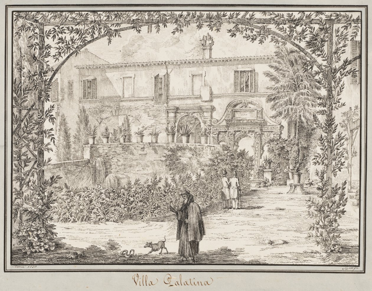 Palatinska villa, 1830. av Peter Heinrich Lambert von Hess