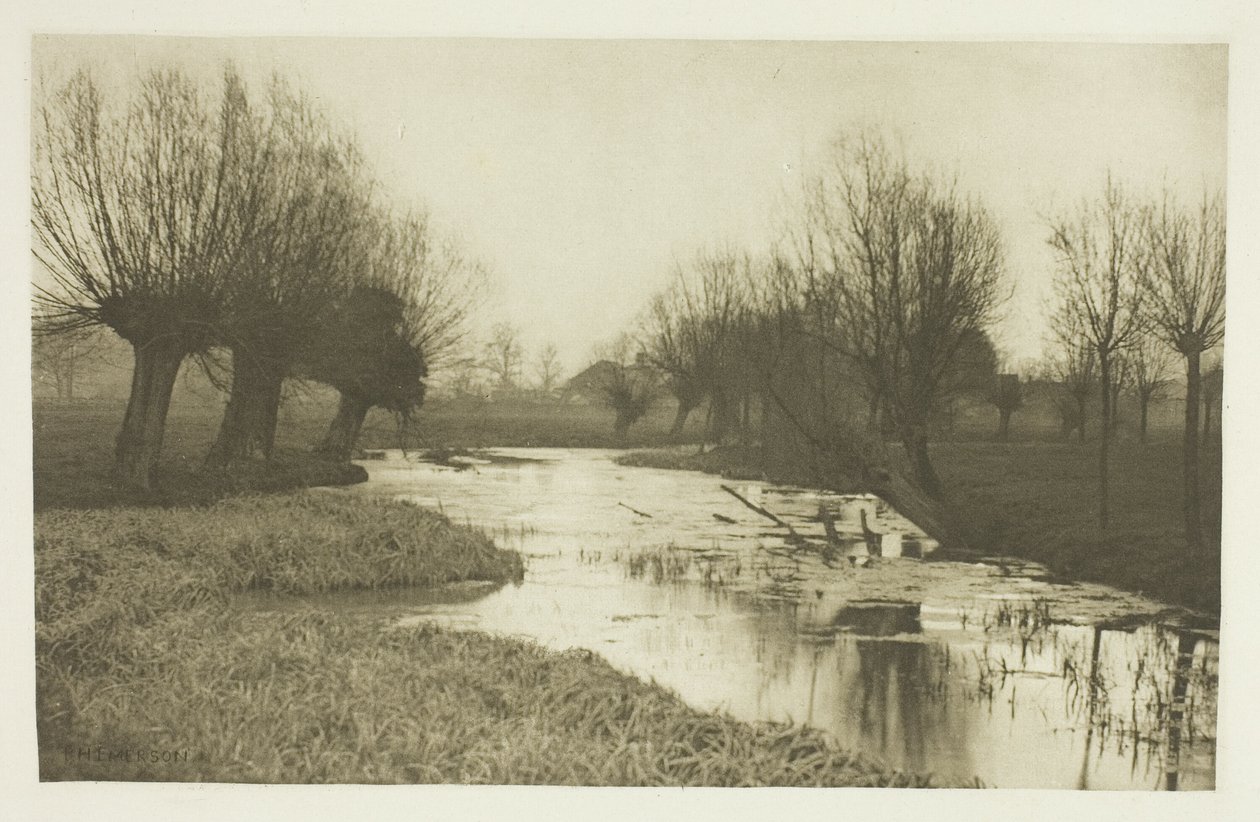Ett bakvatten vid Lea av Peter Henry Emerson