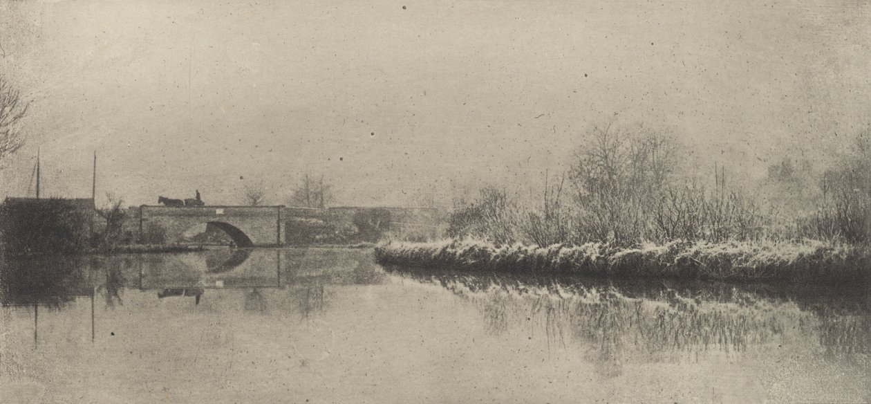 A Frosty Morning at Coltishall, 1890-1891, tryckt 1893. av Peter Henry Emerson