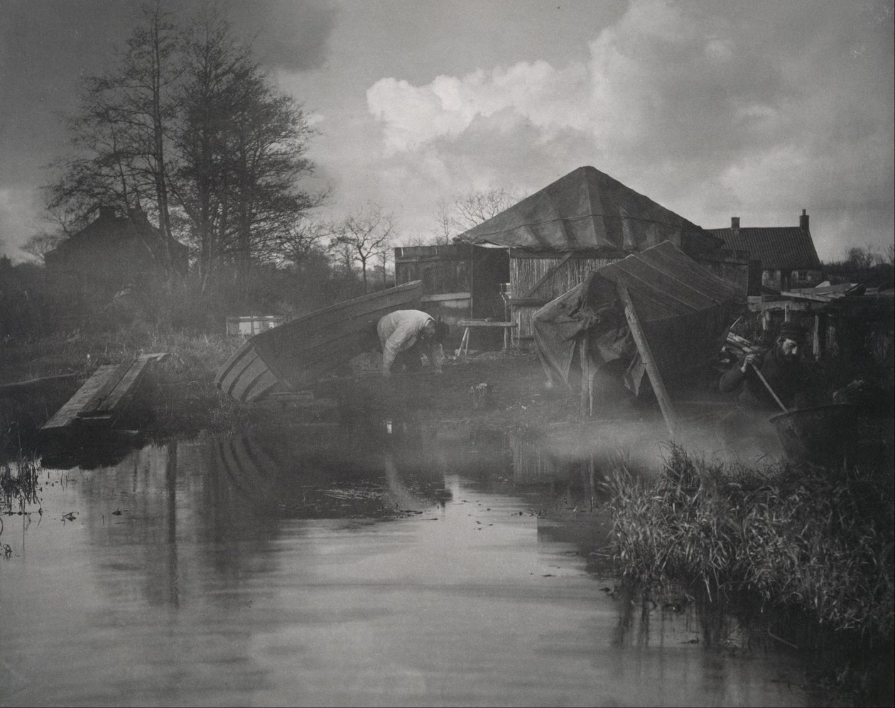Ett båtvarv i Norfolk av Peter Henry Emerson