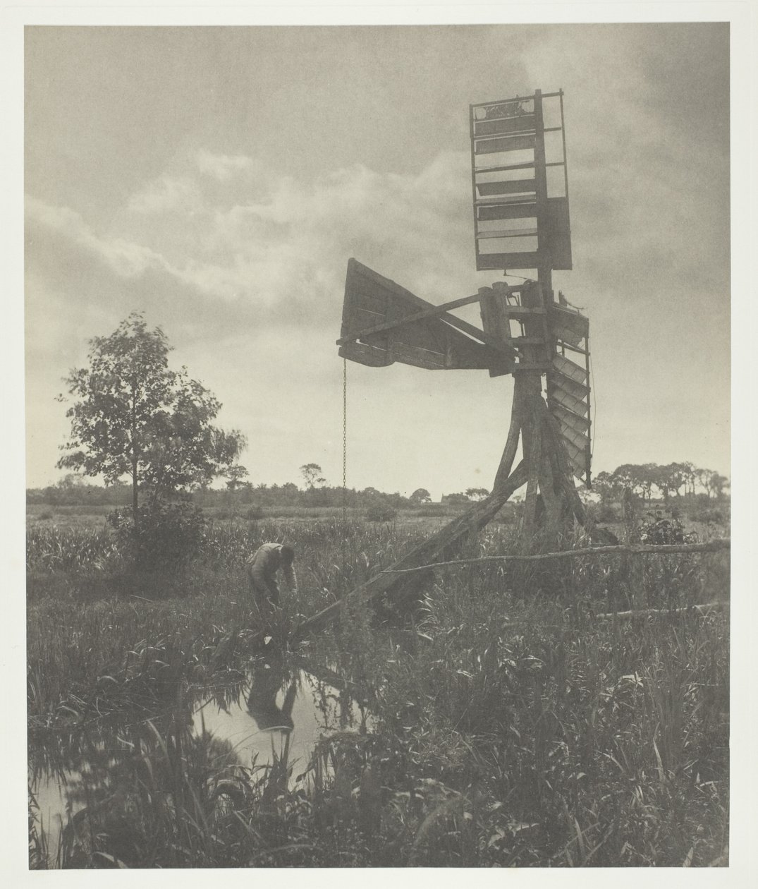 En förstörd vattenkvarn av Peter Henry Emerson